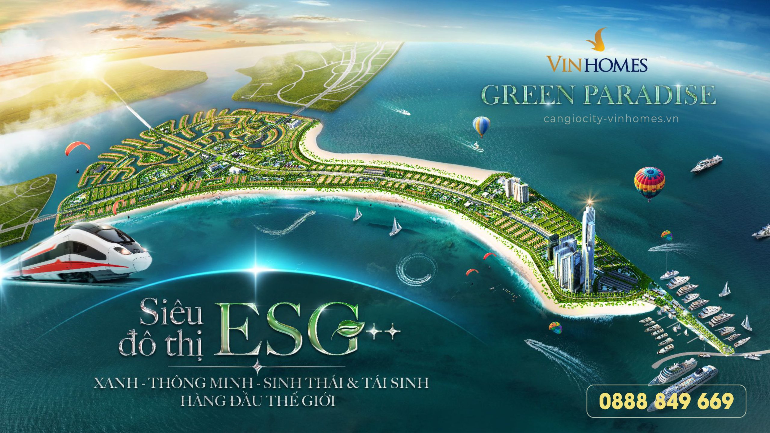 Mở bán đợt 1 nhà phố Vinhomes Cần Giờ giá tốt từ chủ đầu tư Vinhomes Green Paradise - Vinhomes Cần Giờ